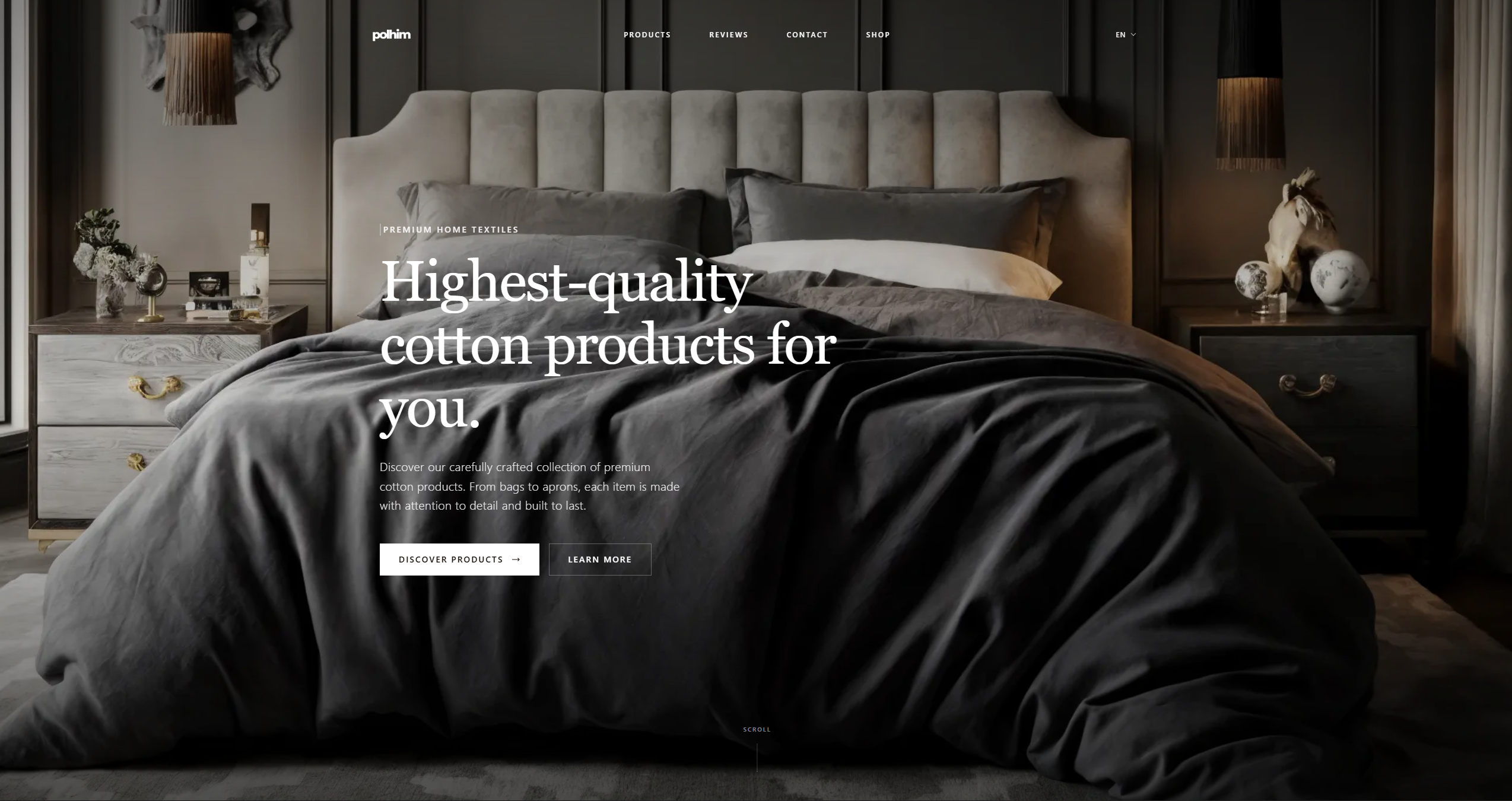 Polhim website screenshot